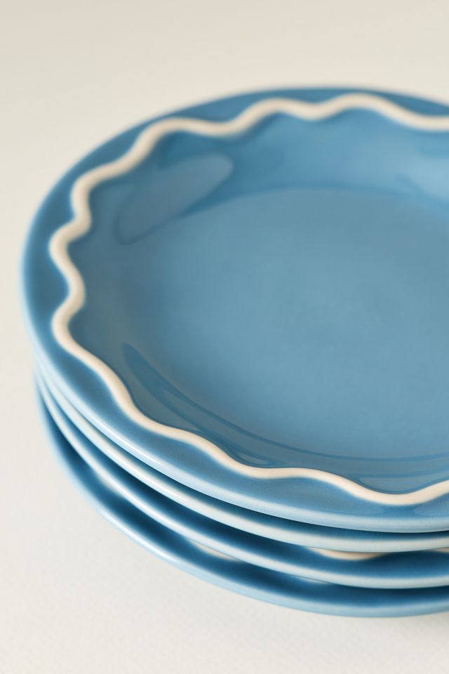 Lucie Portuguese Stoneware Dessert Plates, Set of 4 #4