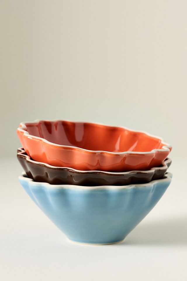 Lucie Portuguese Stoneware Bowl, Set of 4