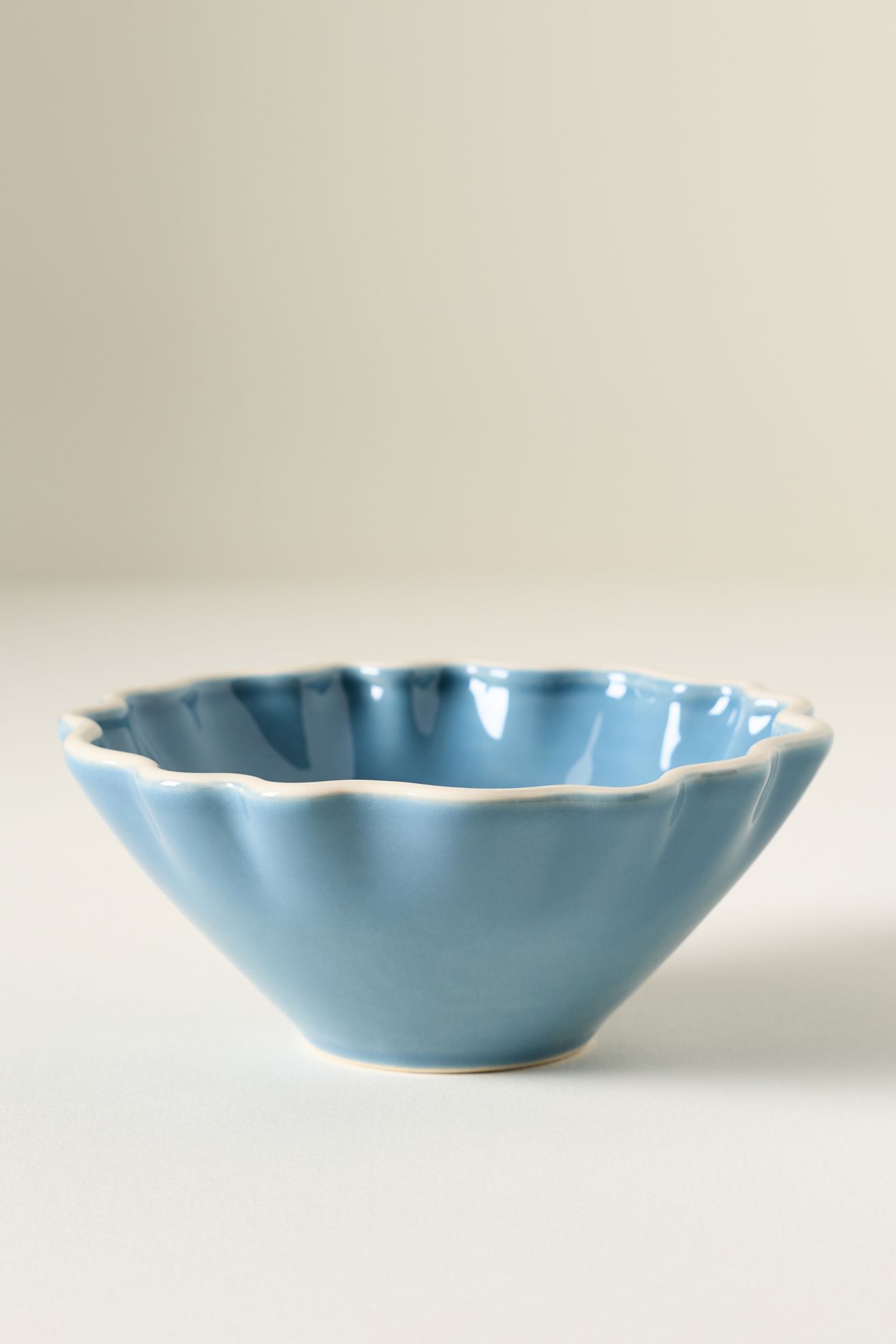 Lucie Portuguese Stoneware Bowls, Set of 4 - Wedgewood Blue, Standard, Set Of 4
