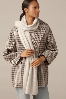 By Anthropologie Cashmere Ribbed Scarf