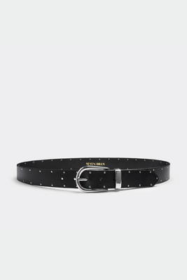 Seven Hills Westside Studded Belt In Black