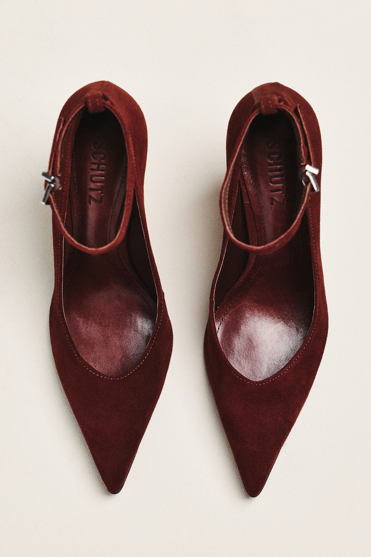 Schutz Mia Ankle-Strap Heels