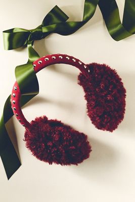 Violet & Brooks Studded Faux-Fur Earmuffs