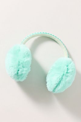 Violet & Brooks Embroidered Faux-Fur Earmuffs