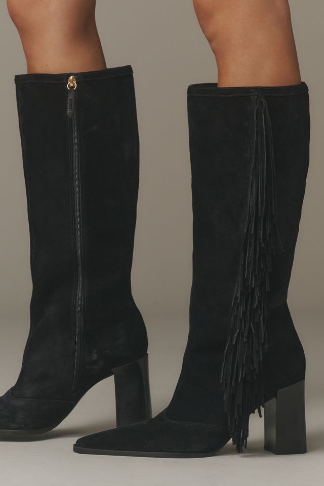 Schutz Raffaela Up West Fringe Tall Boots #1