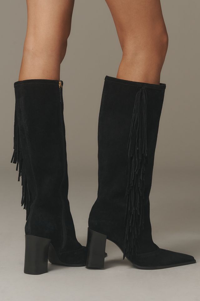 Schutz Raffaela Up West Fringe Tall Boots #2