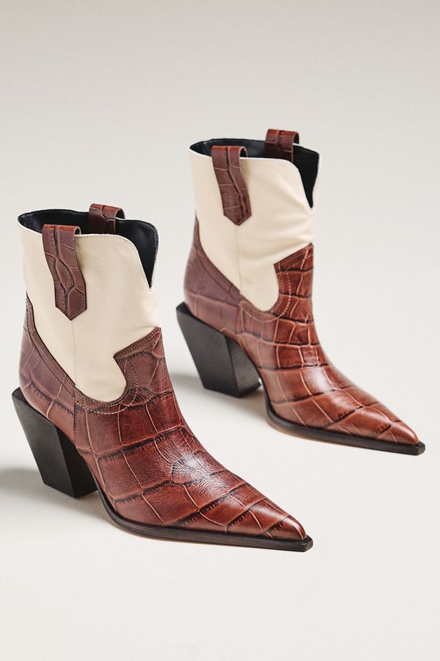 Schutz Memphis Western Ankle Boots #1