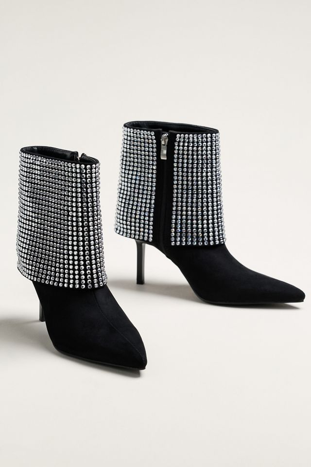 Billini Vanya Crystal Foldover Ankle Boots #1