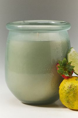 Honeypot Woody Spring Rain & Bright Bergamot Glass Candle