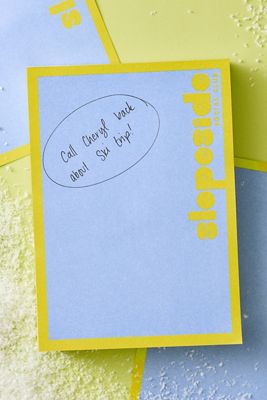 Après Ski Chunky Notepad