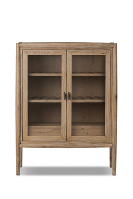 Glenview Oak Bar Cabinet