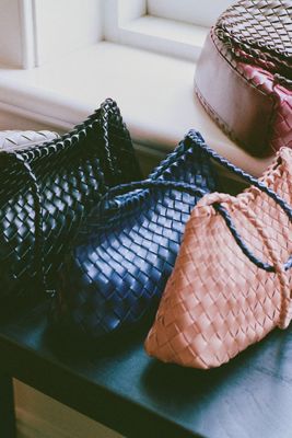 By Anthropologie Calla Woven Shoulder Bag