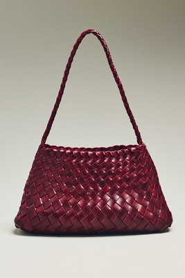 By Anthropologie Woven Shoulder Bag In Purple