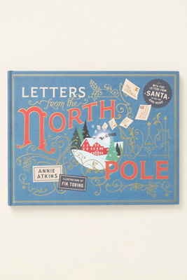 Anthropologie Letters From The North Pole Hardcover Children's Book