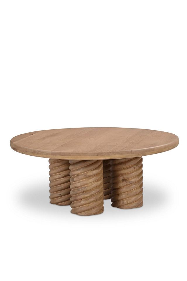 Treccia Oak Coffee Table #1