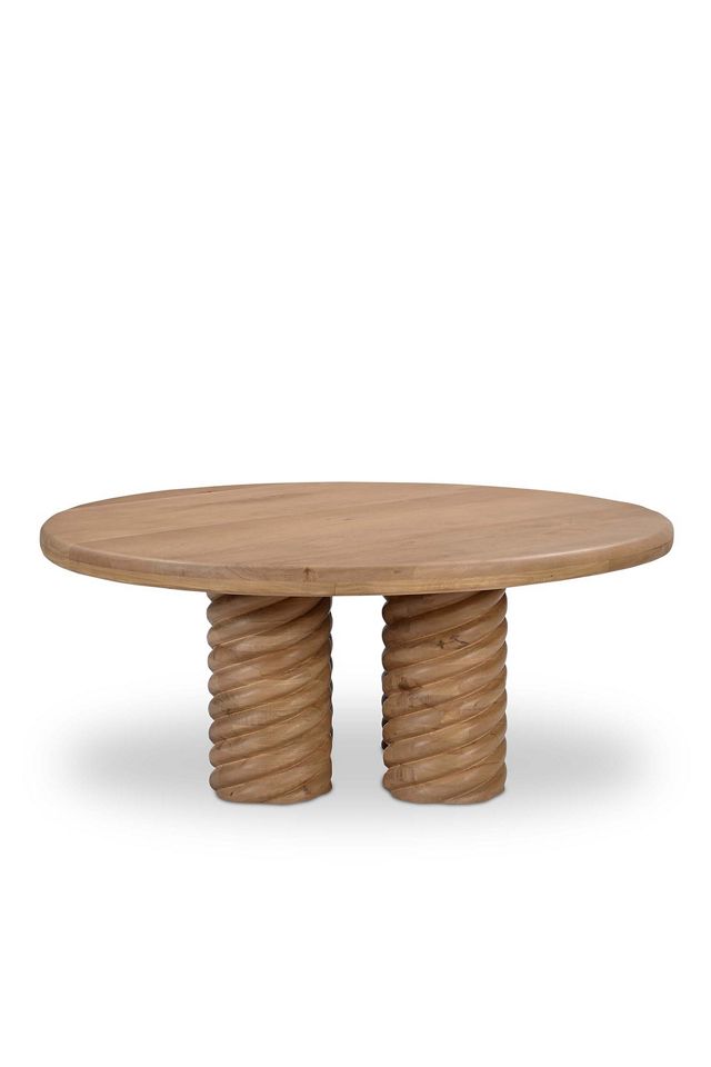 Treccia Oak Coffee Table #3