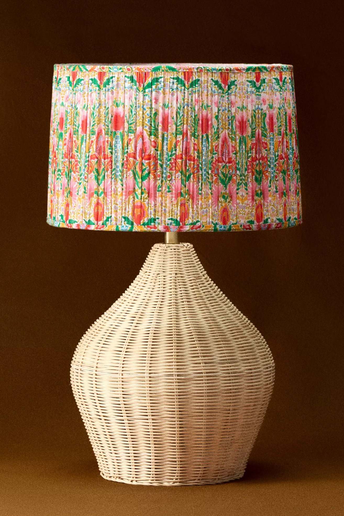 Brown Wicker Lamp Base - thumbnail 7