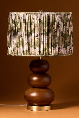 Stacked Wood Lamp Base