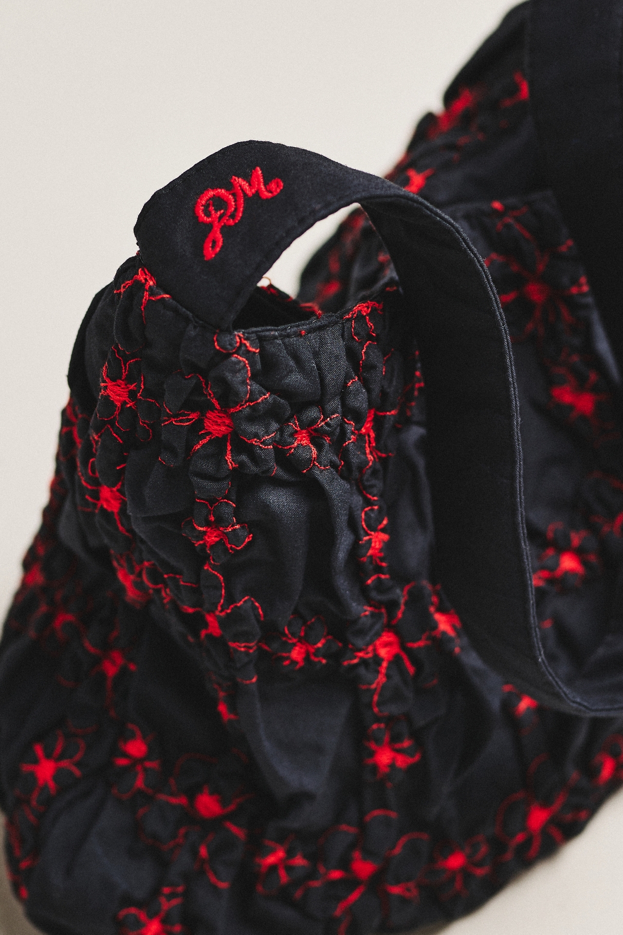 Damson Madder Minnie Shirred Shoulder Bag