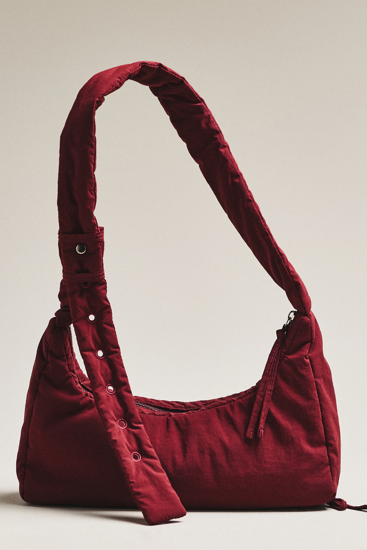 Damson Madder Puffy Saz Shoulder Bag