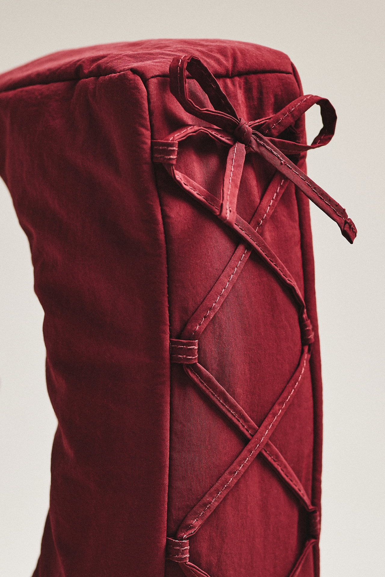 Damson Madder Puffy Saz Shoulder Bag