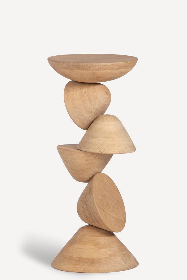 Mound Oak Drink Table #1