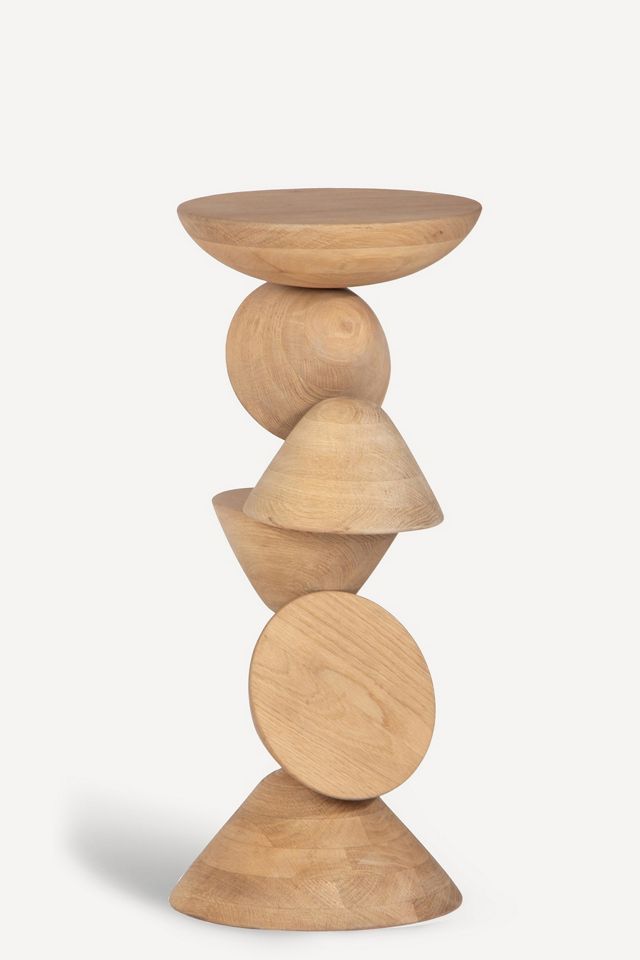 Mound Oak Drink Table #3