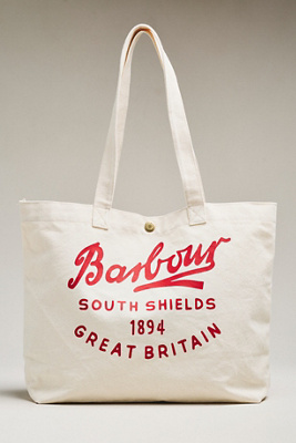 Script Cotton Canvas Tote Bag