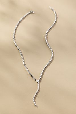 Melinda Maria Serpent Lariat Necklace