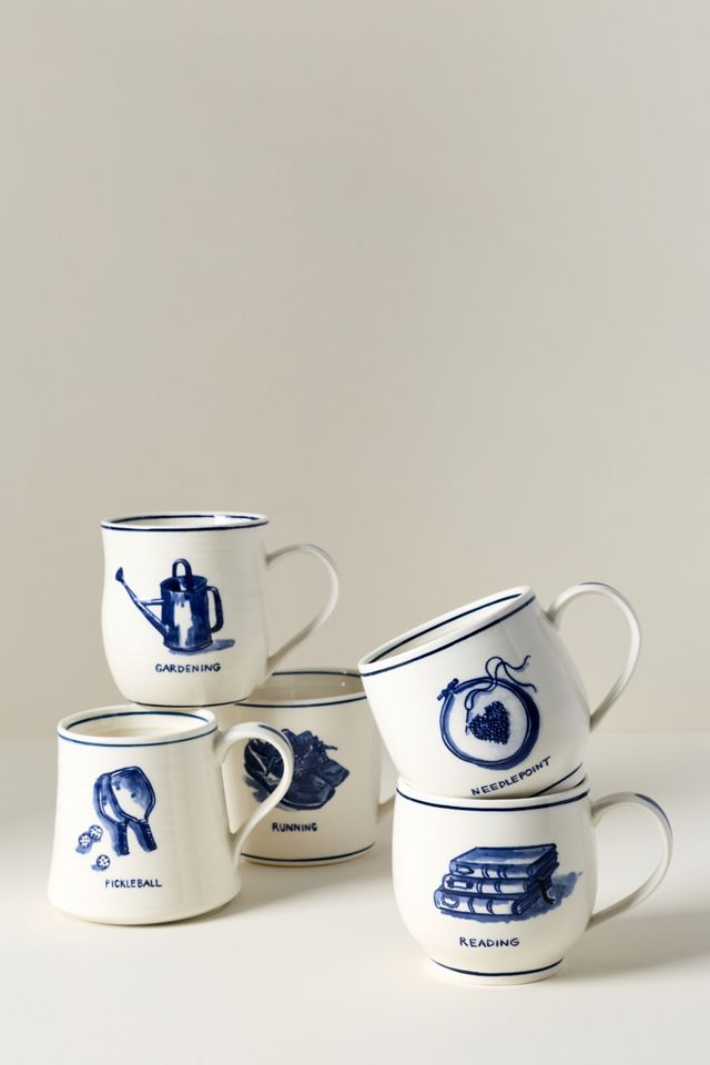Molly Hatch Hobby Stoneware Mugs #3