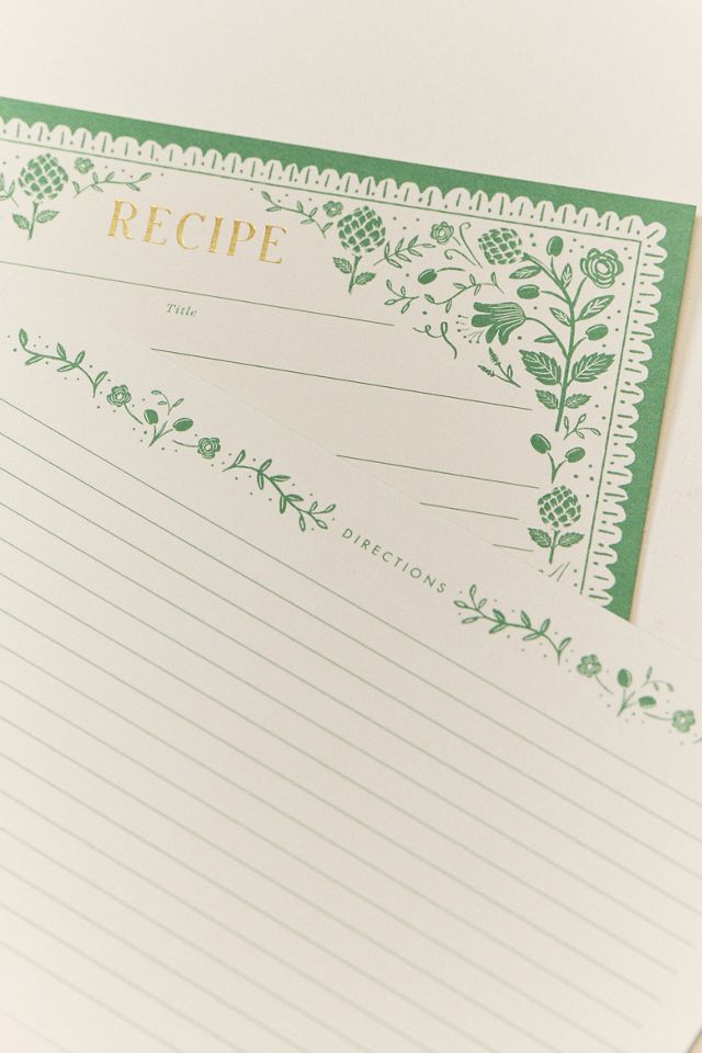 Rifle Paper Co. Artichoke Recipe Cards #1