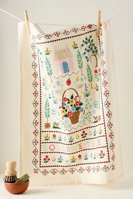 Rifle Paper Co. Home Sweet Home Dish Towel