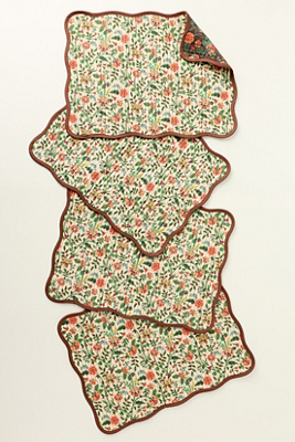 Rifle Paper Co. Gracie Cotton Placemats, Set of 4