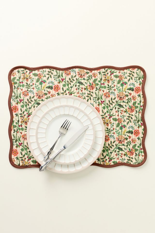 Rifle Paper Co. Gracie Cotton Placemats, Set of 4 #1
