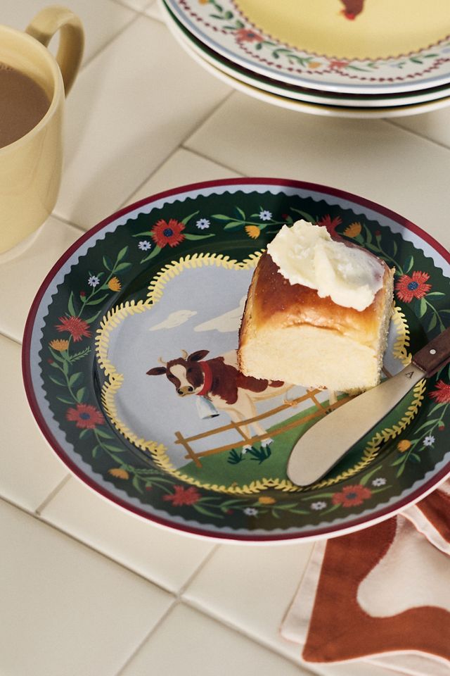 Rifle Paper Co. Home Sweet Home Porcelain Dessert Plates, Set of 4 #2