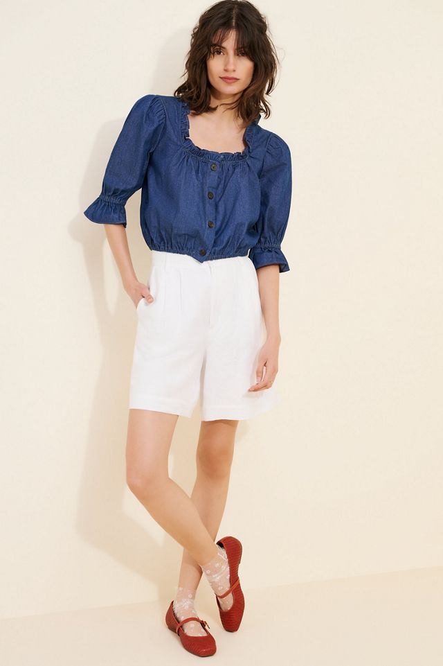 Toit Volant Alex Denim Top #3