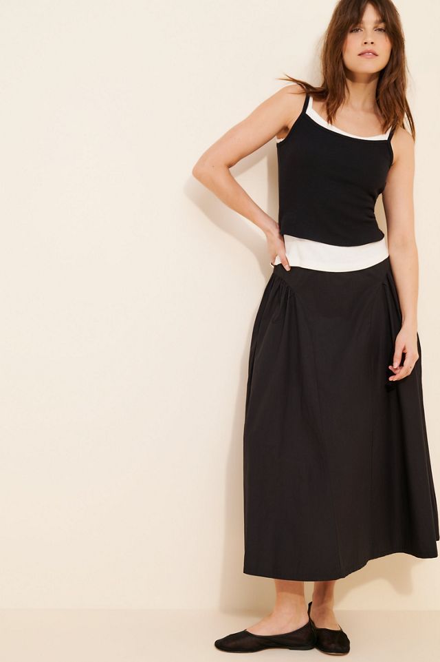 Pilcro Double-Layer Scoop-Neck Crop Tank #2