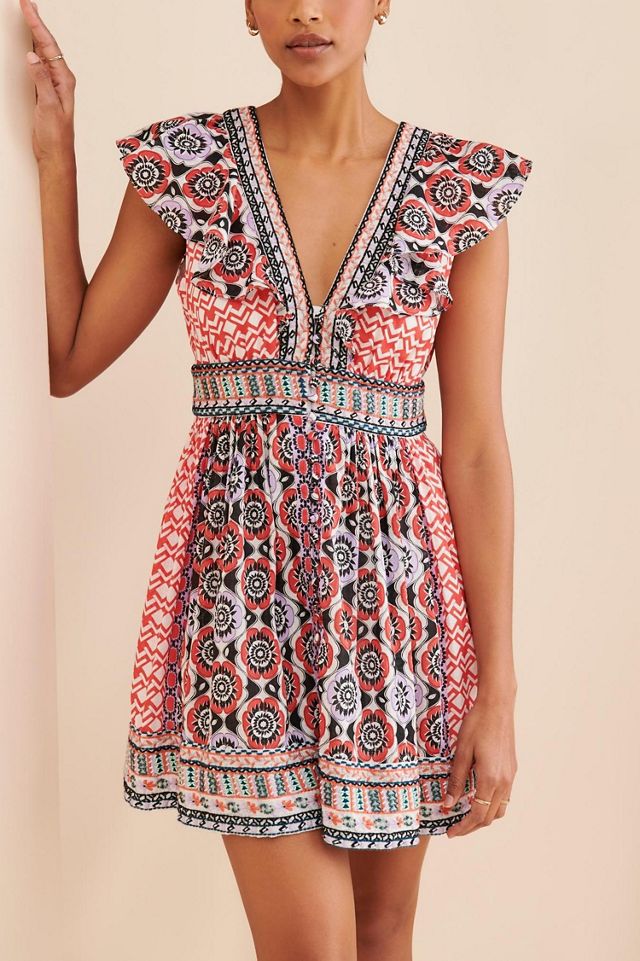 Flutter Printed Mini Dress #2