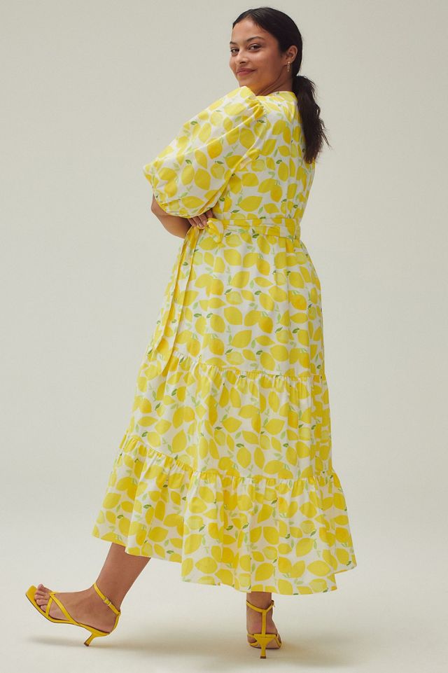 Hutch Tiered Wrap Midi Dress #1