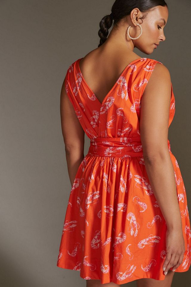 Maeve Mainely Lobster Wrap Dress #4