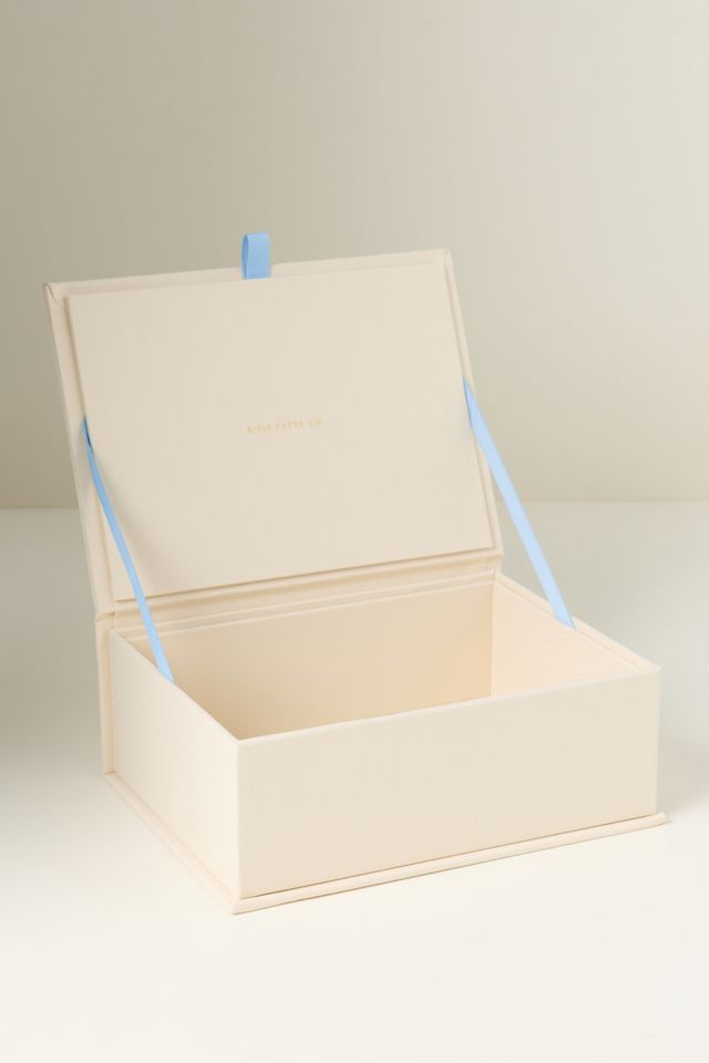 Rifle Paper Co. Delphine Large Embroidered Keepsake Box #1