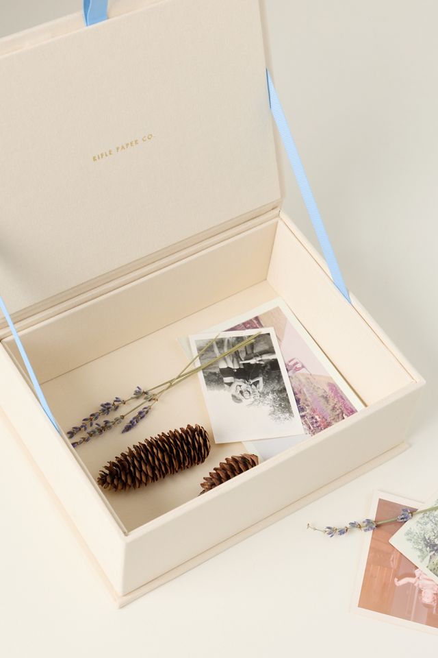 Rifle Paper Co. Delphine Large Embroidered Keepsake Box #2
