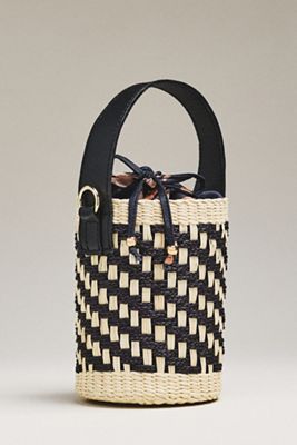 Aranaz Pomono Straw Bucket Bag | Anthropologie