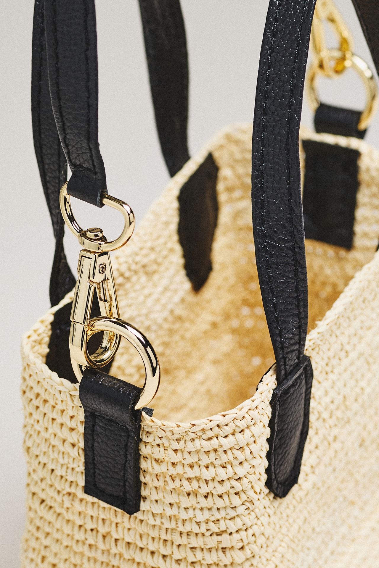 Sensi Studio Mini Straw Handbag