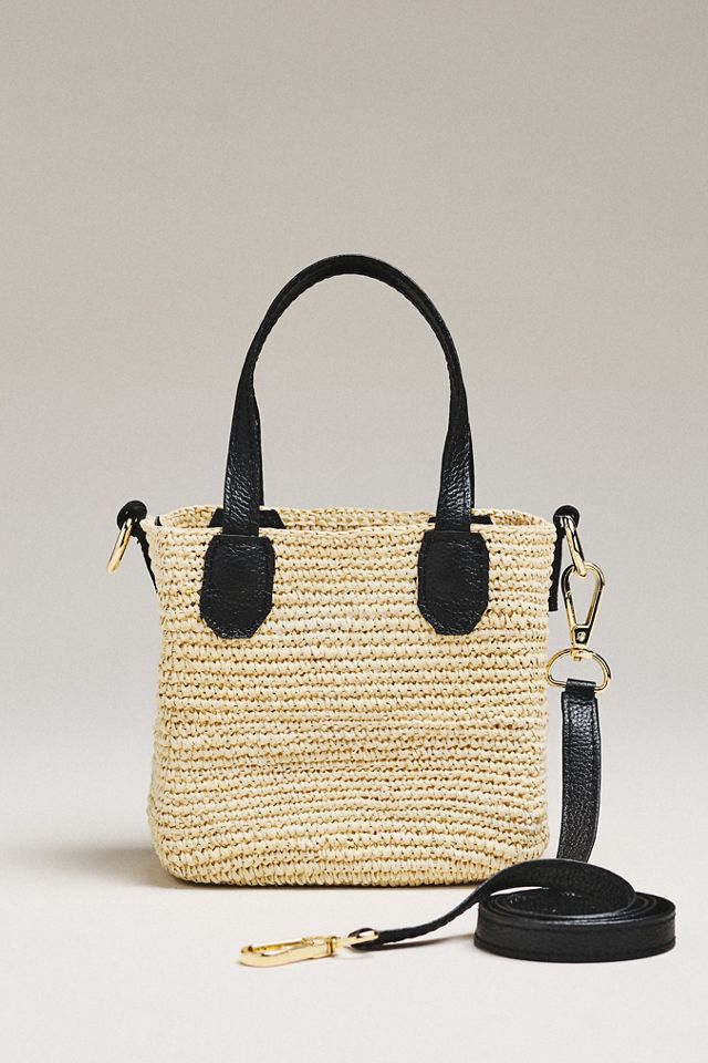 Sensi Studio Mini Straw Handbag | Anthropologie