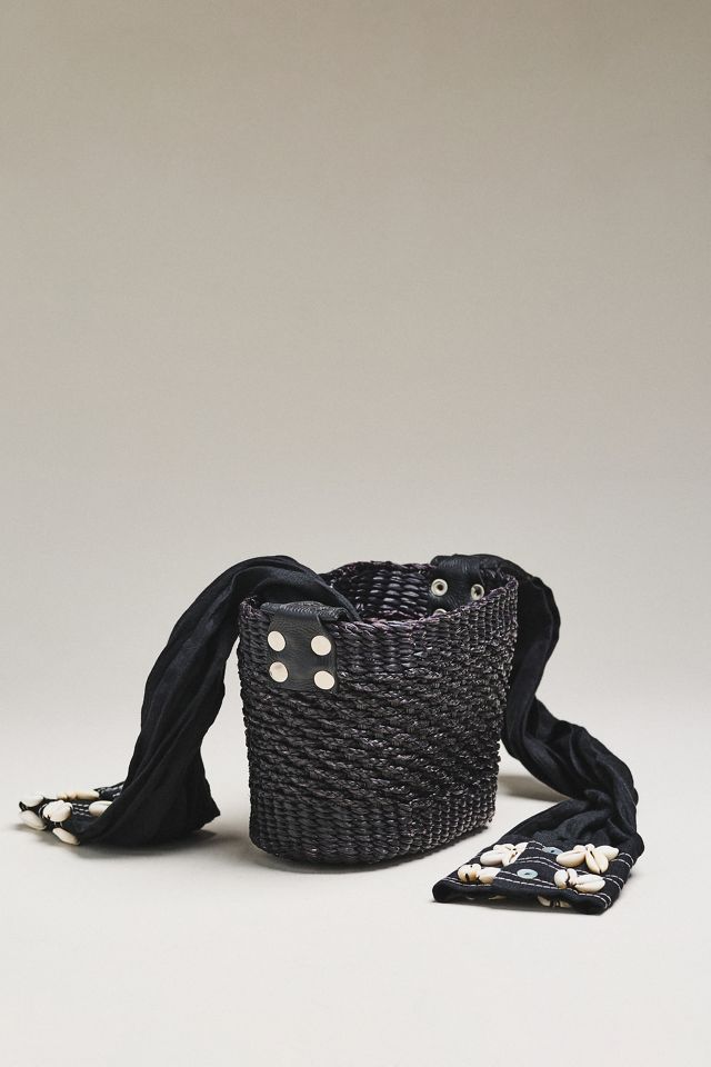Sensi Studio Upcycled Sleeve Handle Bucket Bag #1