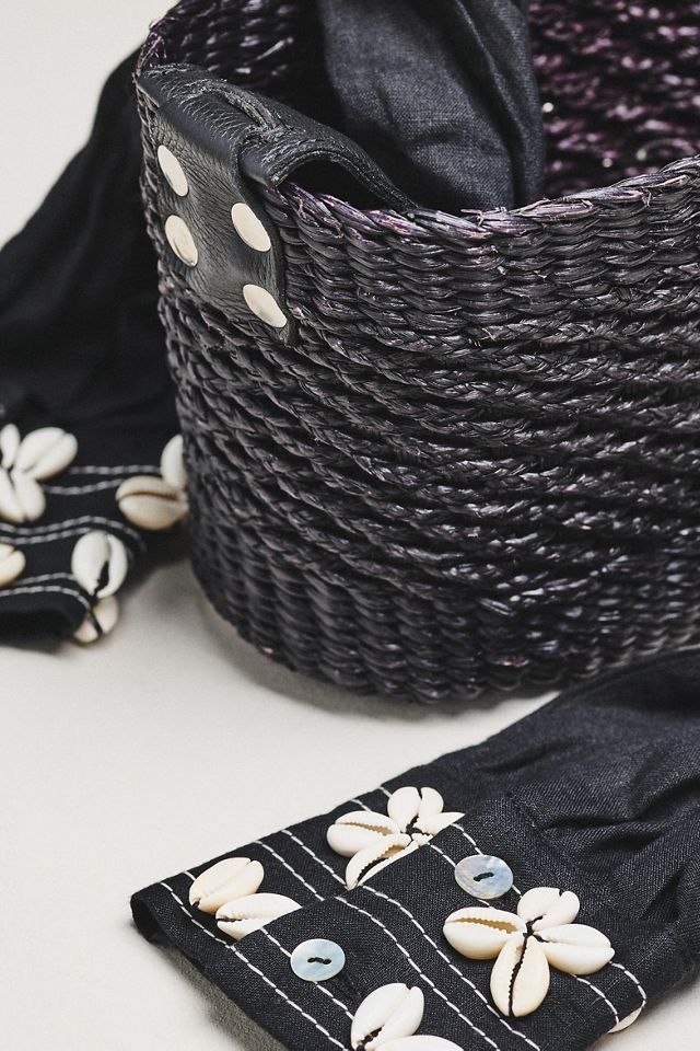 Sensi Studio Upcycled Sleeve Handle Bucket Bag #2