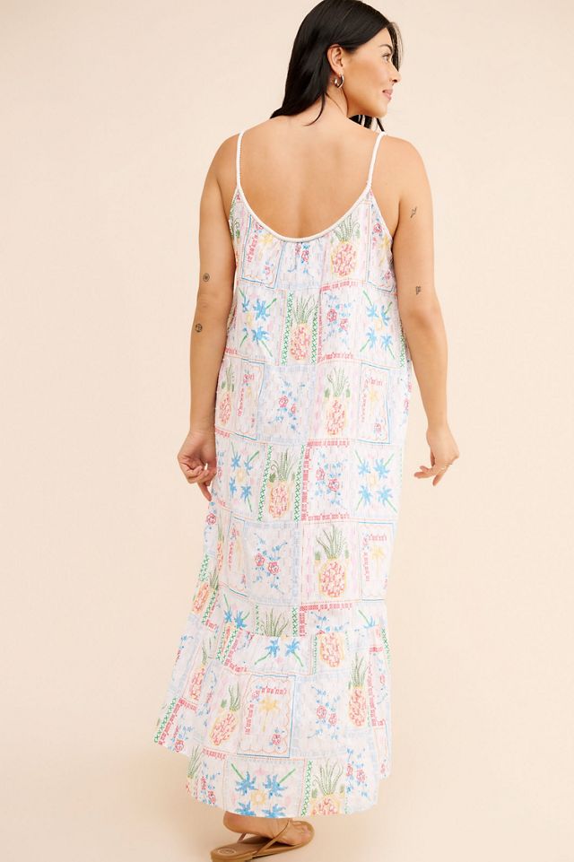 Never Fully Dressed Sleeveless Patchwork Maxi Dress #3