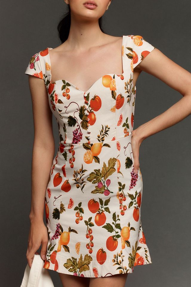 Maeve The Cecily Fit & Flare Sweetheart Mini Dress #3