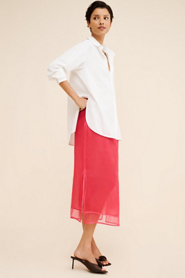 DONNI. Organza Simple Skirt | Anthropologie
